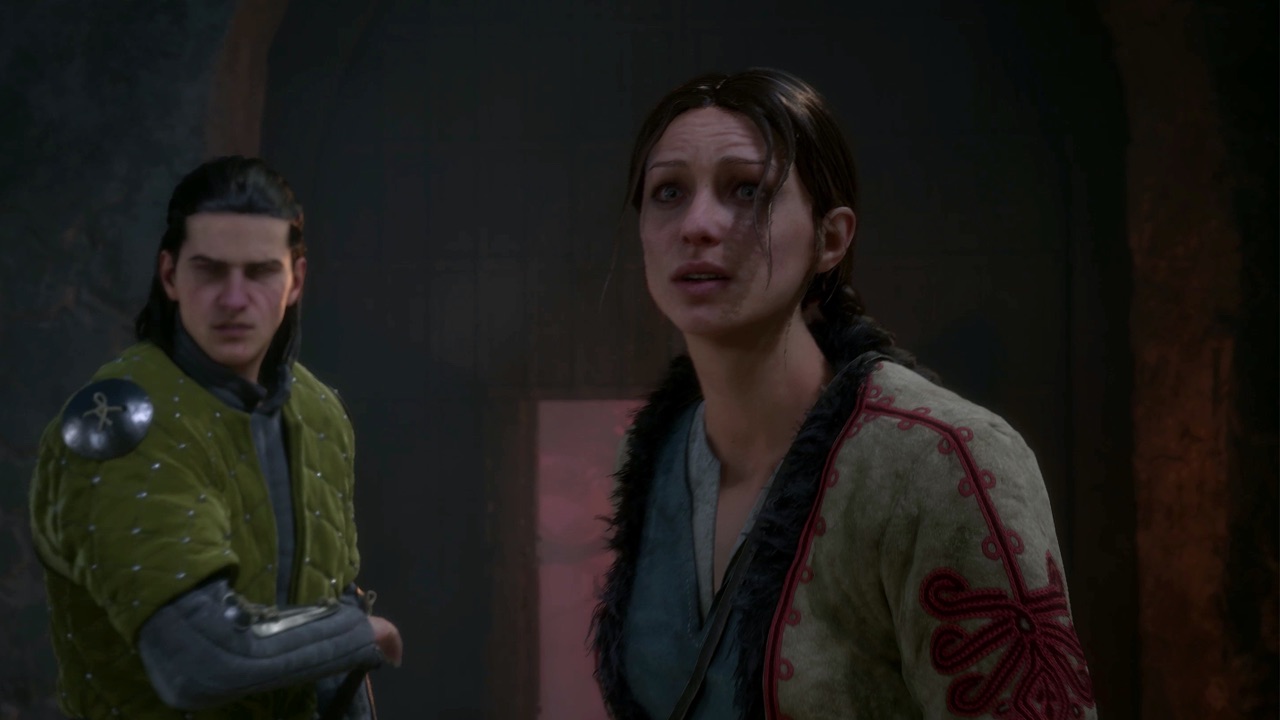 Anca speaking with Coen in an official game image