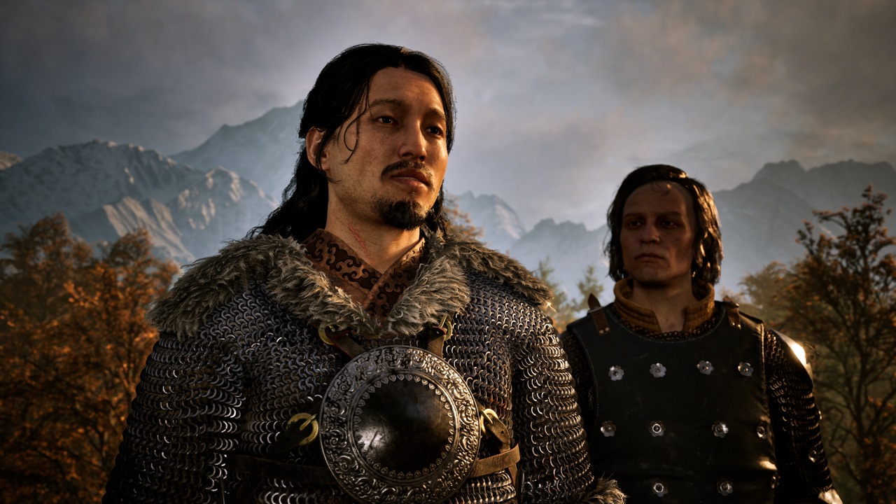 Marat among armed rebels in an official game image